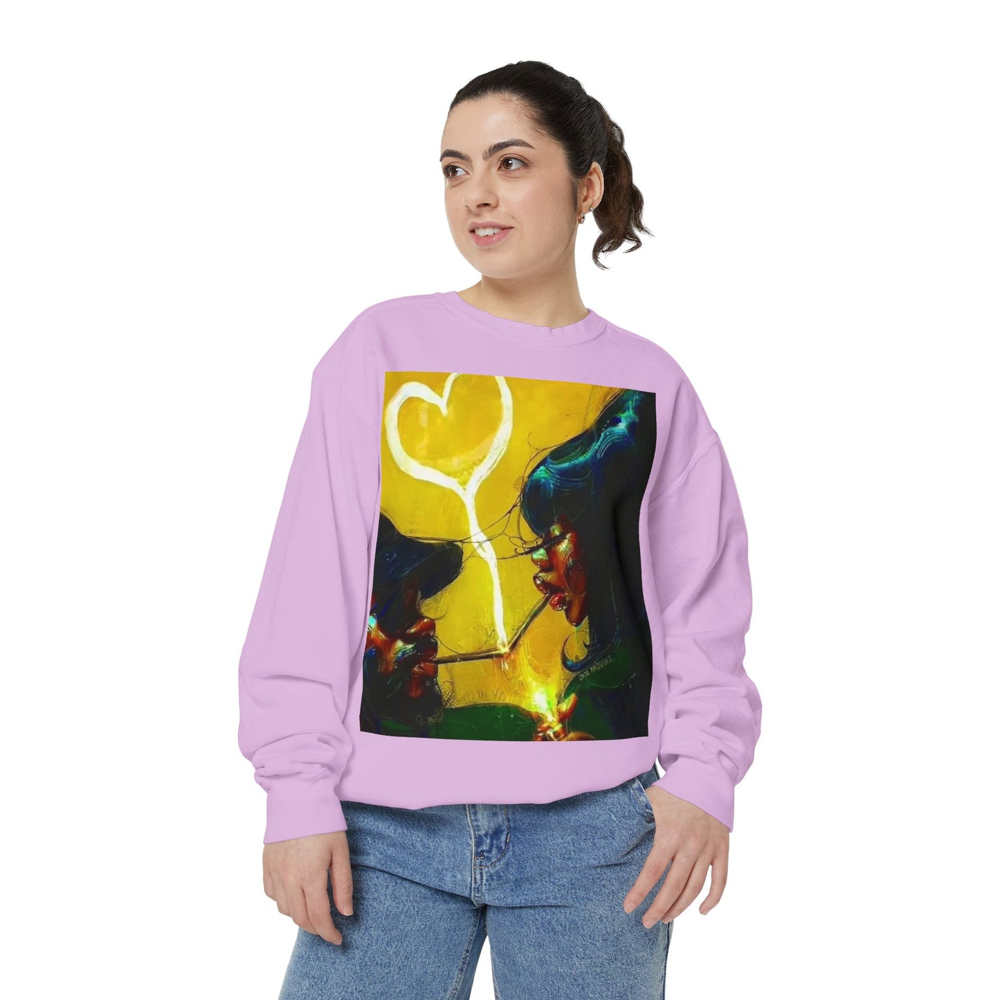 Romantic “High on Love” Sweatshirt