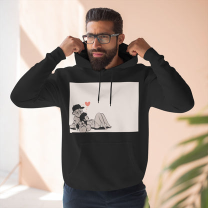 "Can We Talk For a Minute?..~ Three-Panel Fleece Hoodie