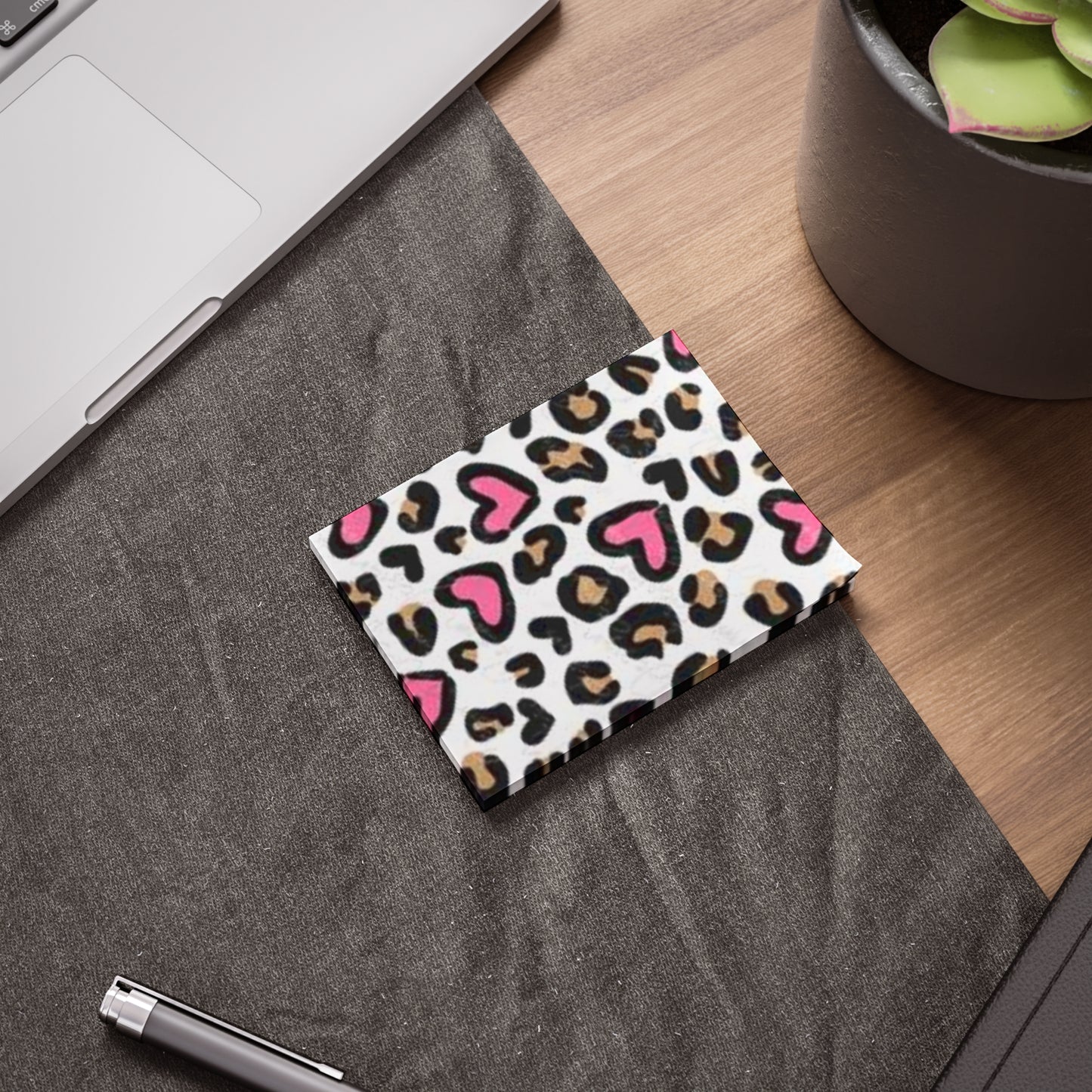 Pink Cheetah Print Post-it® Note Pads