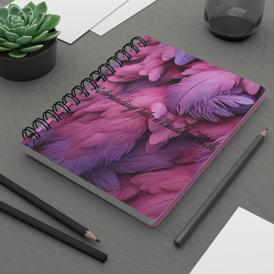 PInk & Purple Feathered ~ Baddie Journal