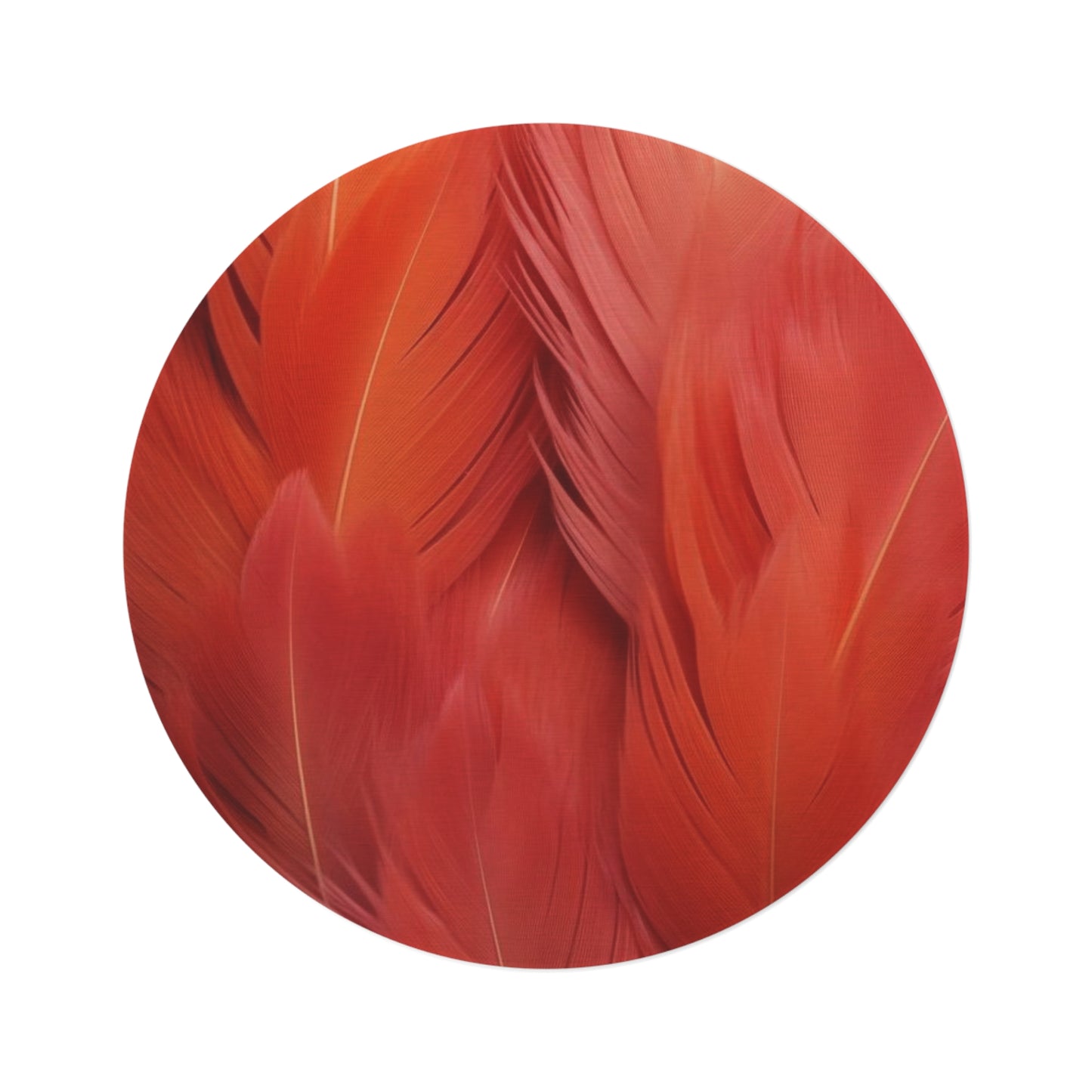 "Rebranding Into A New Badder Bitch!"~ Orange Round Rug