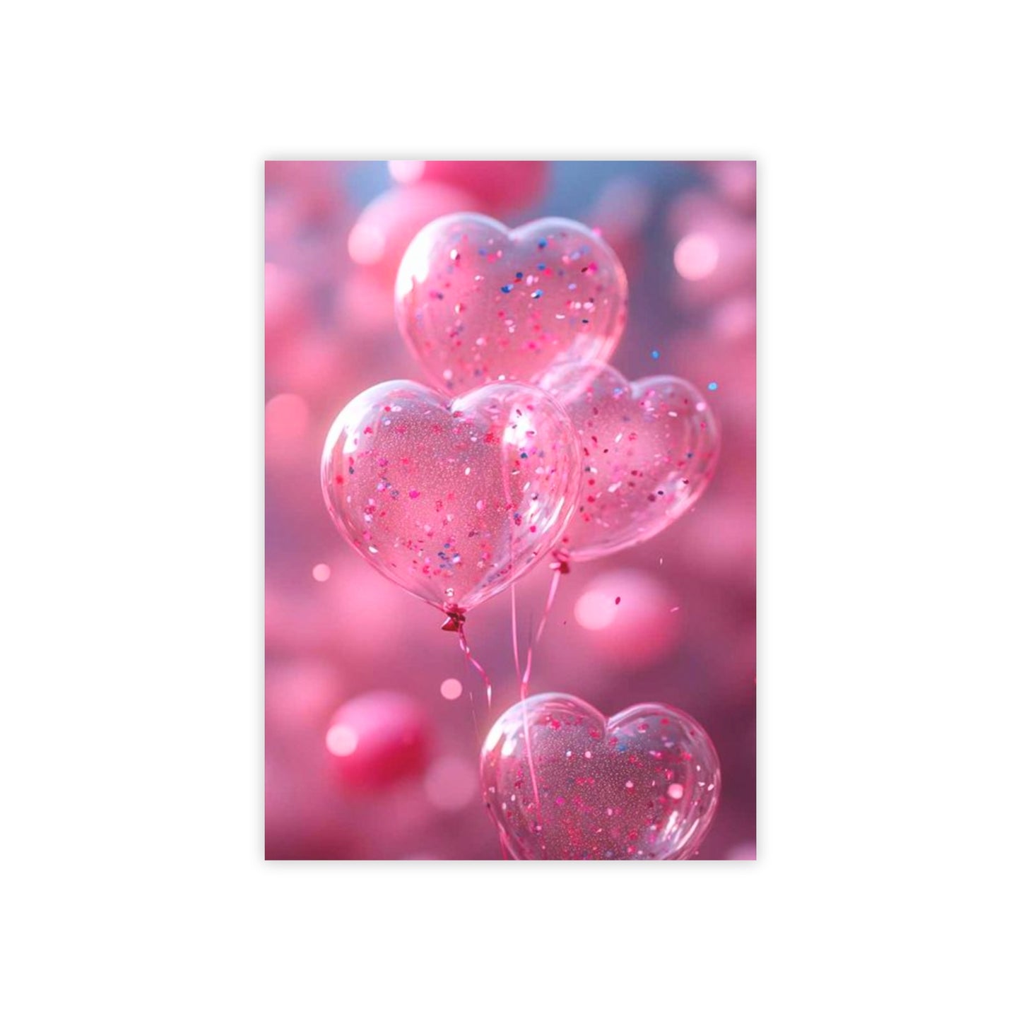 Post-it® Note Pads, pink heart shape design, Sticky Notes, Stationery, Office Supplies, Cute Desk Accessories, Reminder Cards