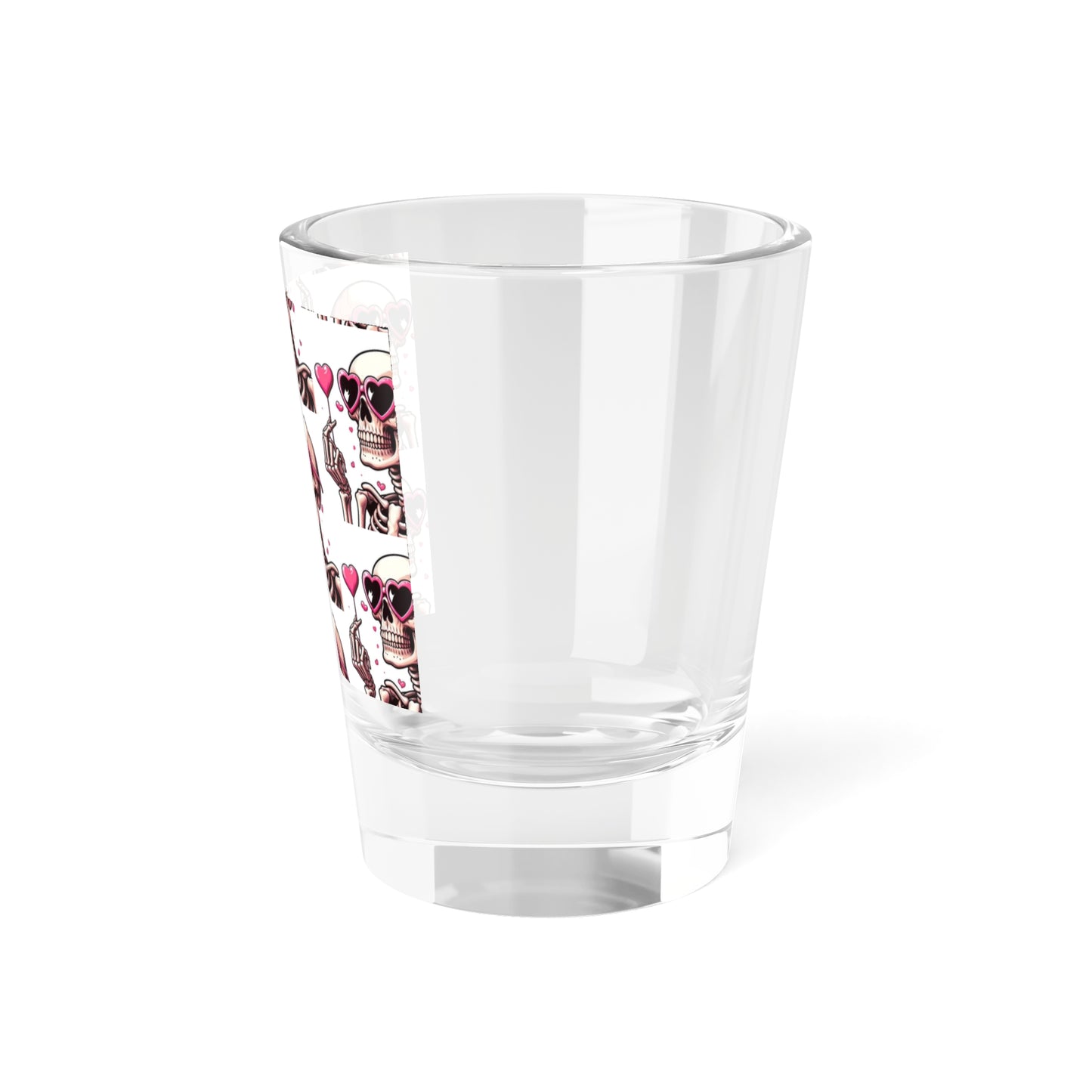 Shot Glass - Skeleton Valentines Day Shot Glass 1.5oz