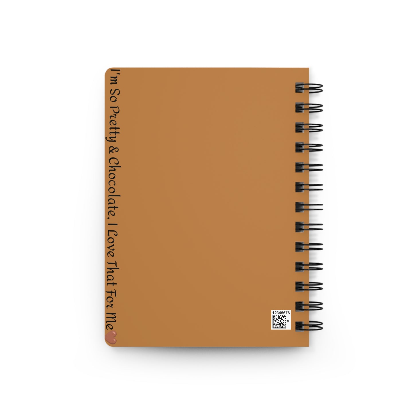 Melanin Gold Grillz Spiral Bound Journal