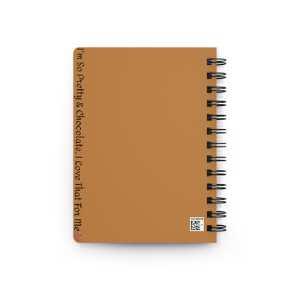 Melanin Gold Grillz Spiral Bound Journal