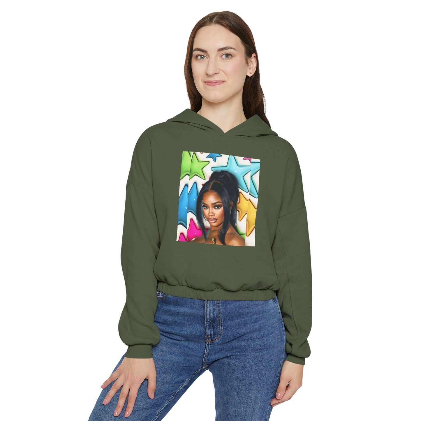 JT Inspired Women's Cinched Bottom Hoodie
