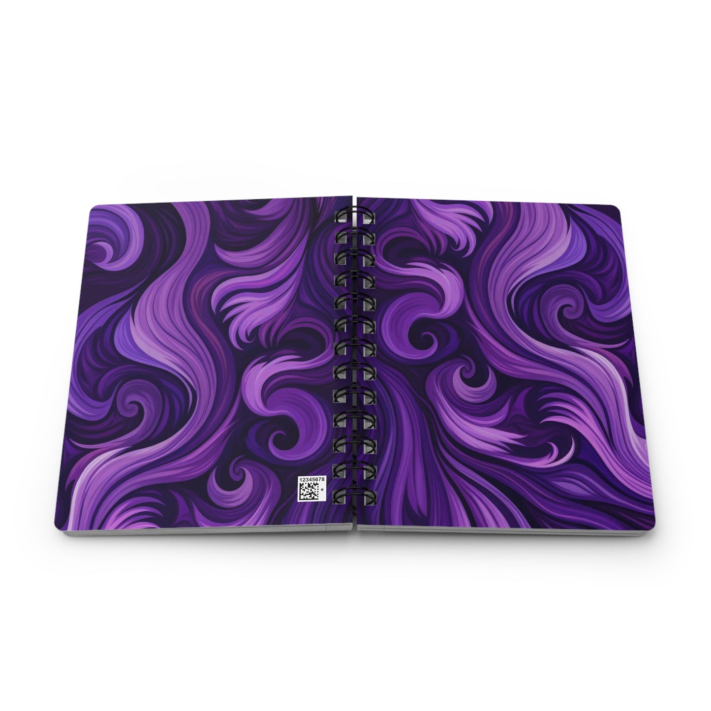 Elegant Purple Spiral Bound Journal | Journal for Writers, Art Lovers, Gift for Her, Diary, Creative Notes