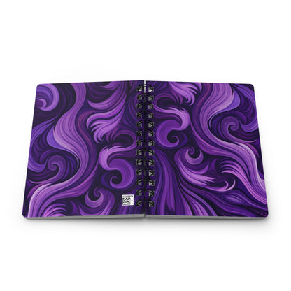 Elegant Purple Spiral Bound Journal | Journal for Writers, Art Lovers, Gift for Her, Diary, Creative Notes