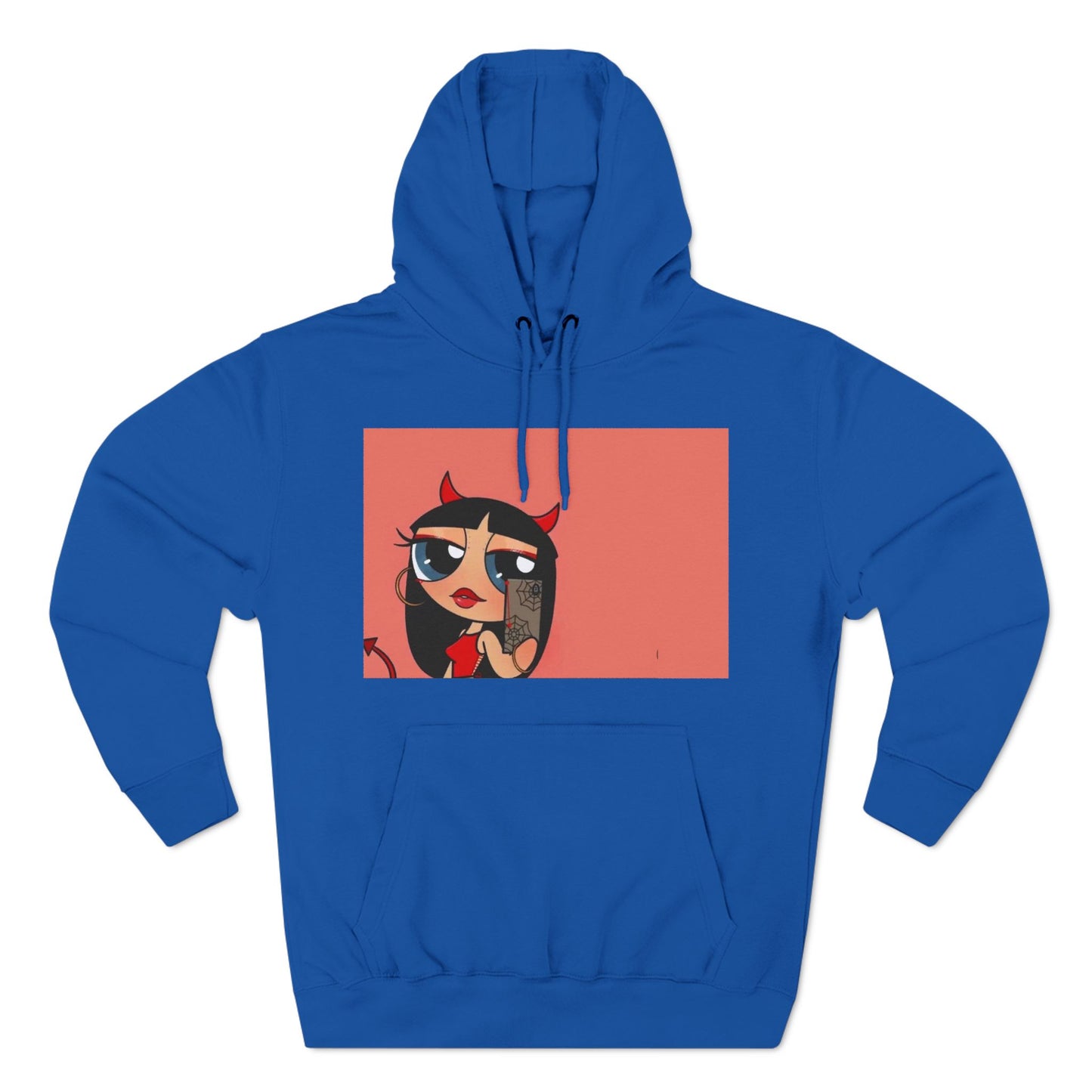 Devilish ImAJustAGirl💅🏻🎀🫧~ Three-Panel Fleece Hoodie