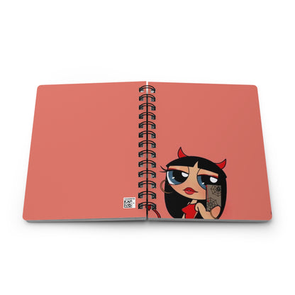 Devilish ImJustAGirl~ Spiral Bound Journal