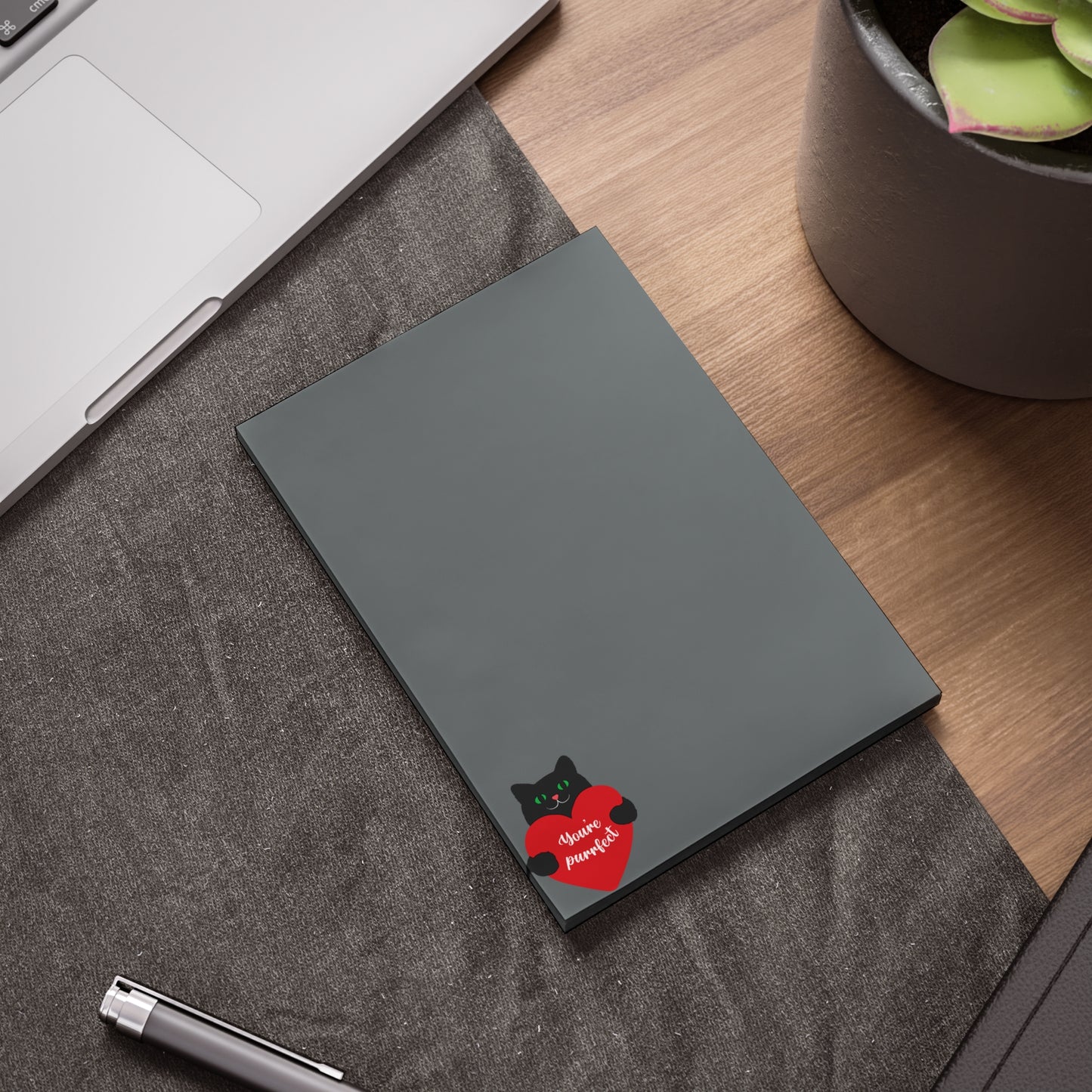 Grey "Your Purrfect" Post-it® Note Pads