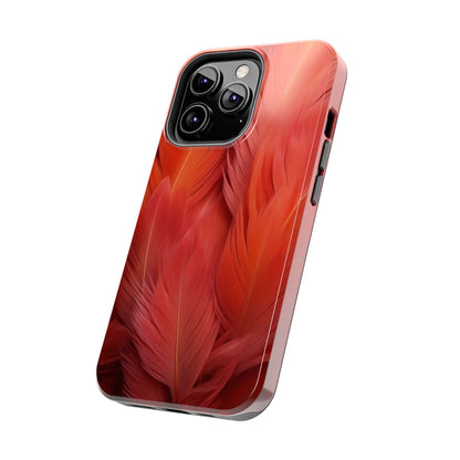 "Rebranding Into A New Badder Bitch!" Orange Feathered Tough Phone Cases