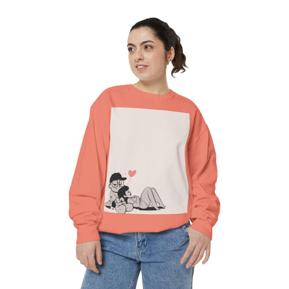 "Can We Talk For A Minute?.." ~ Unisex Garment-Dyed Sweatshirt