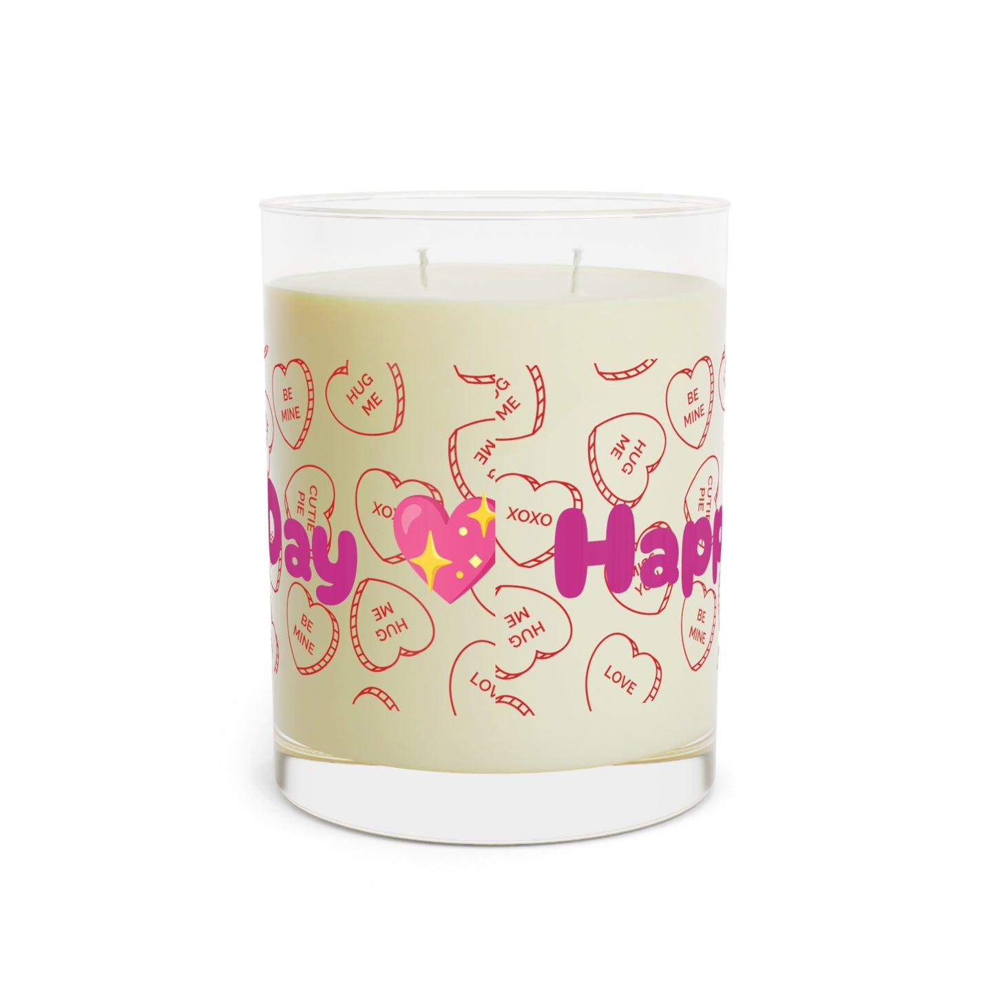 Happy Galentine's Day Scented Candle - Full Glass, 11oz
