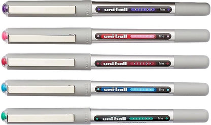 Vision Rollerball Pens, Fine Point (0.7Mm), Assorted Colors, 12 Count
