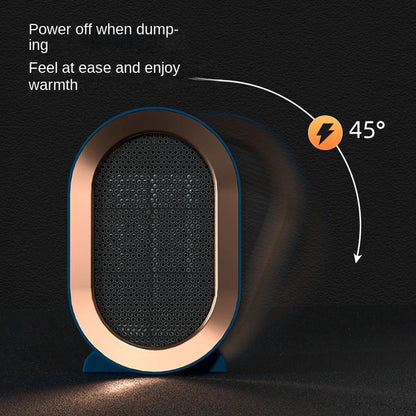 New Household Mini Fan Heater Portable Desktop Fast Heating Ventilation Overheat Protection Deodorization Free Standing