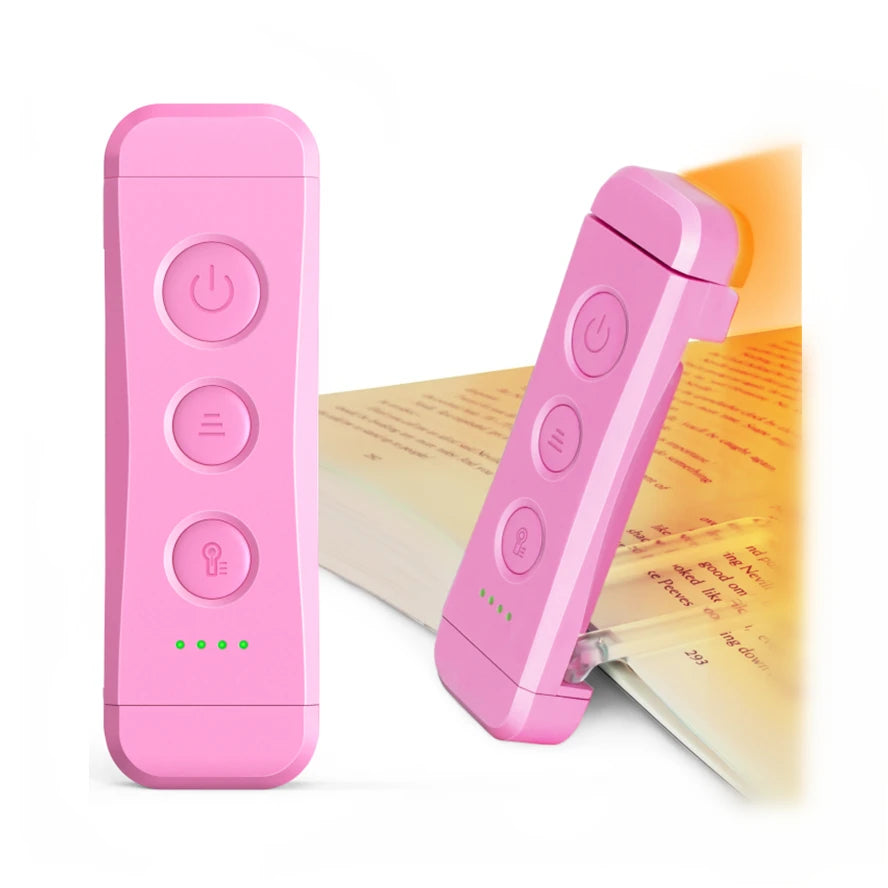 High Quality Hands Free Personal Mini Book Light Rechargeable Wireless Adjustable Reading Lamps Bookmark Light for Reading