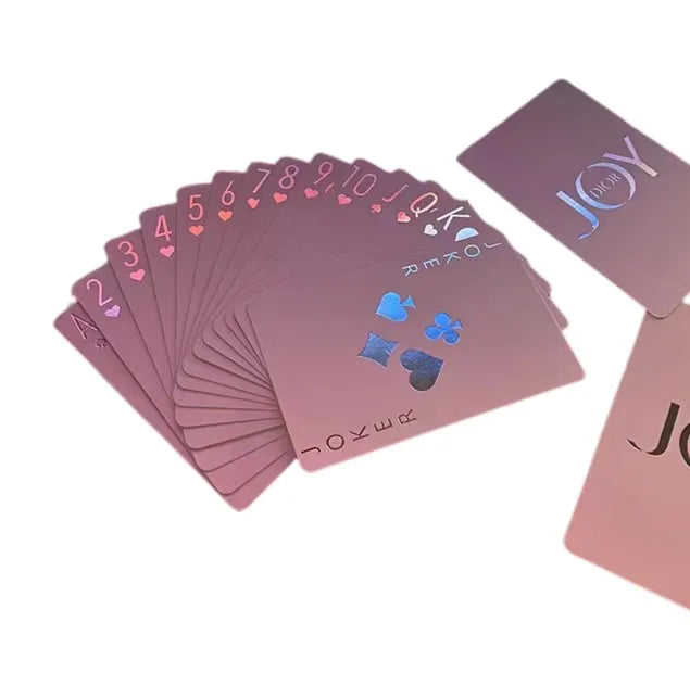 Playing Cards with Good Looks, Front and Back Gold and Silver Stamping Process, Customized Wholesale of Poker