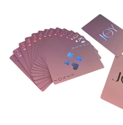 Playing Cards with Good Looks, Front and Back Gold and Silver Stamping Process, Customized Wholesale of Poker