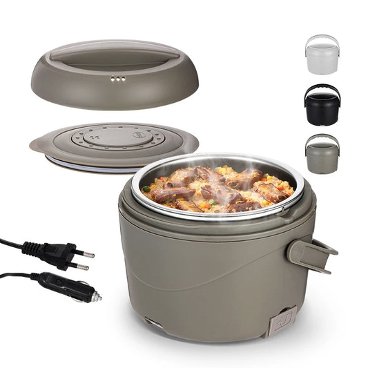 40Oz Electric Lunch Box for Both Home and Car 60W Electric Lunch Box Portable Food Warmer Food Heater