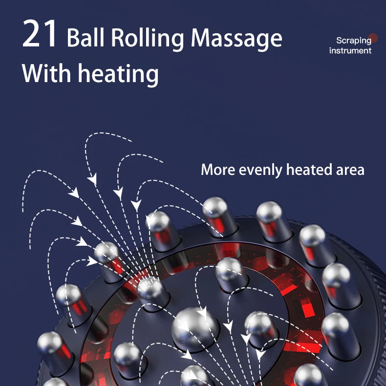 Handheld Home Use Multifunction High Frequency Body Gua Sha Massager Device