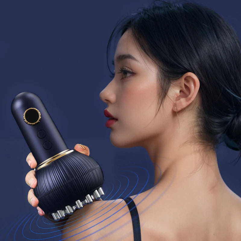 Handheld Home Use Multifunction High Frequency Body Gua Sha Massager Device