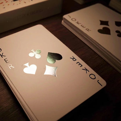 Playing Cards with Good Looks, Front and Back Gold and Silver Stamping Process, Customized Wholesale of Poker