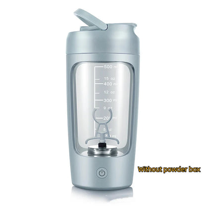 USB Electric Portable Whey Protein Shaker Bottle, Fully Automatic Stirring Cup Rechargeable Gym BA Free Cocktail Blend