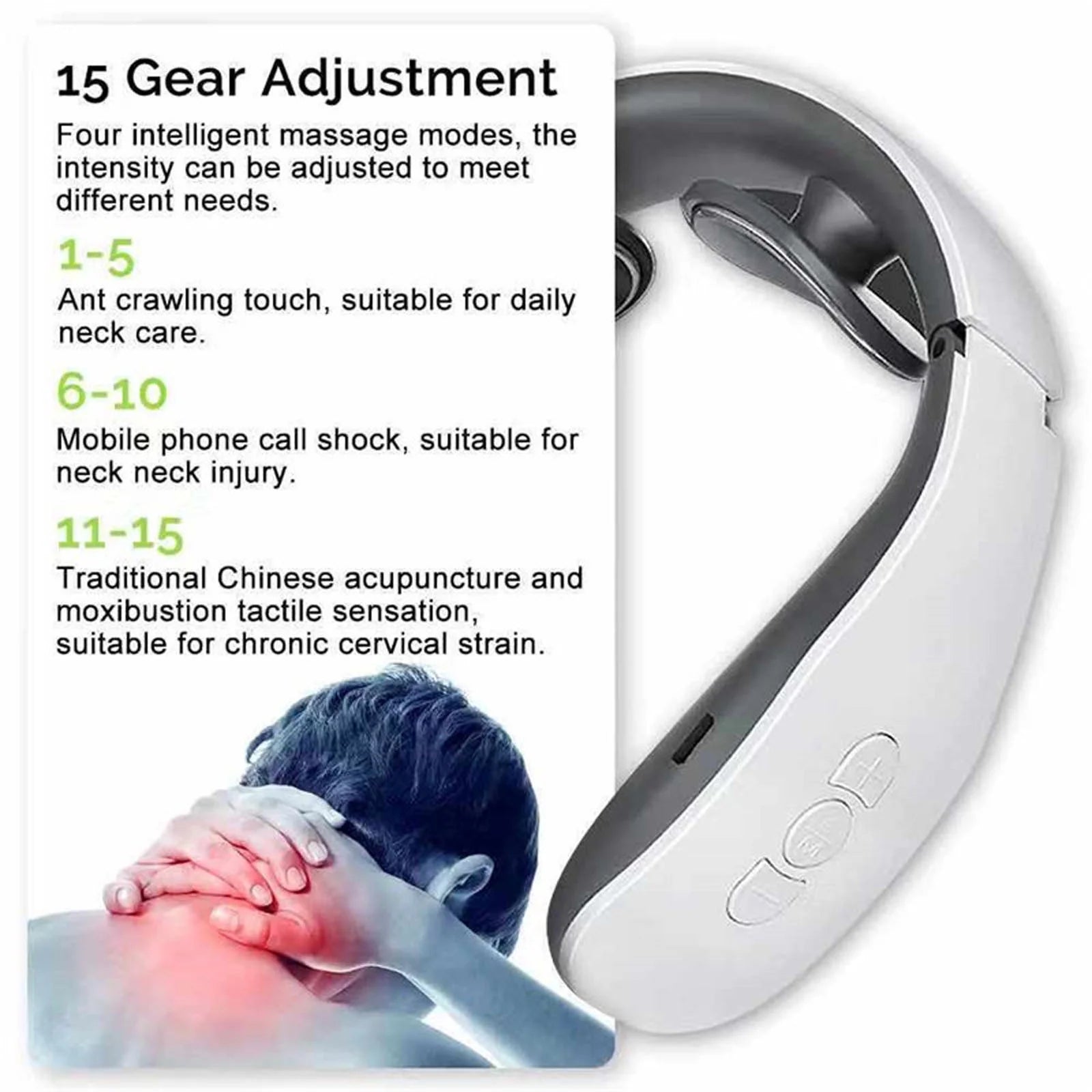 Sold 99+ Relaxnecker Neck Massager, 2024 New Therahome Neck Massager, Therahome Relaxnecker Neck Massager with Heat, 4 Massage Modes, 15 Levels of Intensity