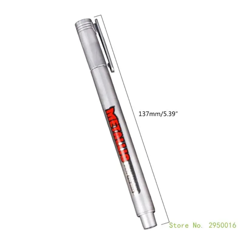 2Pcs Metallic Acrylic Paint Pens Create Art on Multiple Surfaces Gold & Silver Markers Water Based, Fine Tip