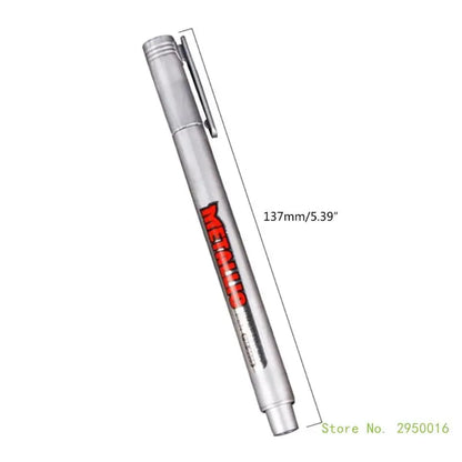 2Pcs Metallic Acrylic Paint Pens Create Art on Multiple Surfaces Gold & Silver Markers Water Based, Fine Tip