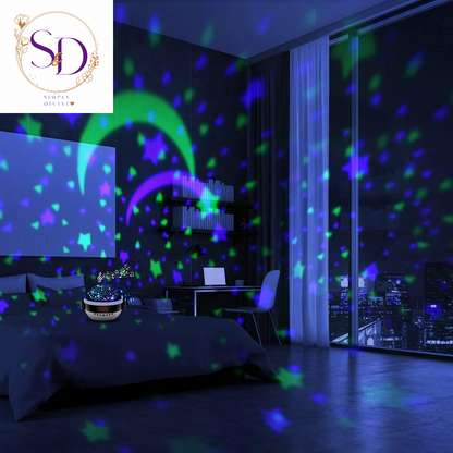 Baby Night Lights Star Projector for Kids Room White Noise Nursery Sound Machine Sleep Soother Bedside Lamp 6 Natural Sounds 6 Lullabies Music Remote Timer