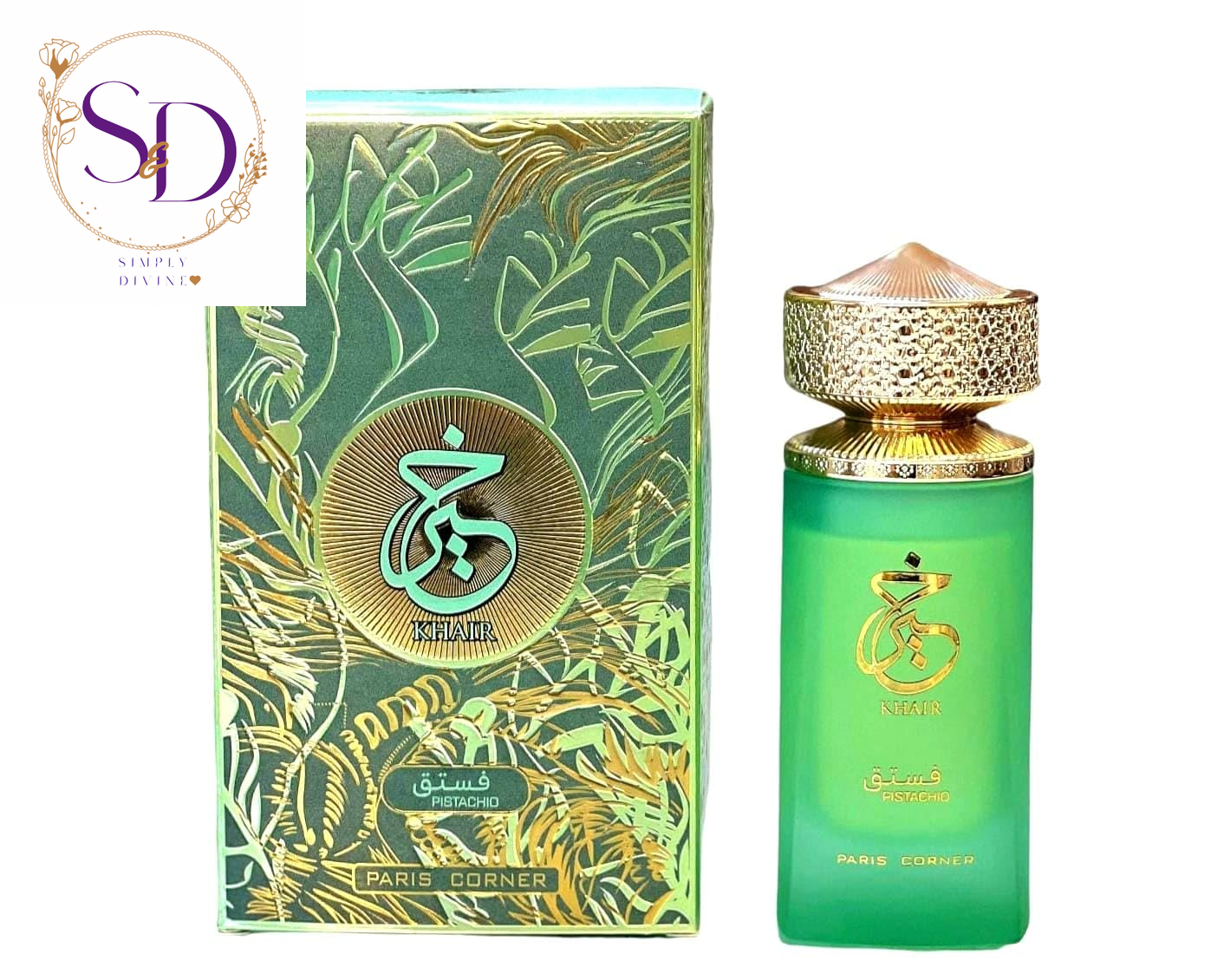 Paris Corner Khair Confection Eau de Parfum 3.4 Fl Oz | Unisex Fragrance with Sweet Candy Notes of Pear, Whipped Cream, Jasmine, and Vanilla