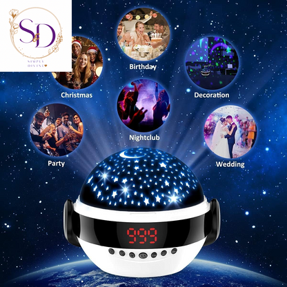 Baby Night Lights Star Projector for Kids Room White Noise Nursery Sound Machine Sleep Soother Bedside Lamp 6 Natural Sounds 6 Lullabies Music Remote Timer