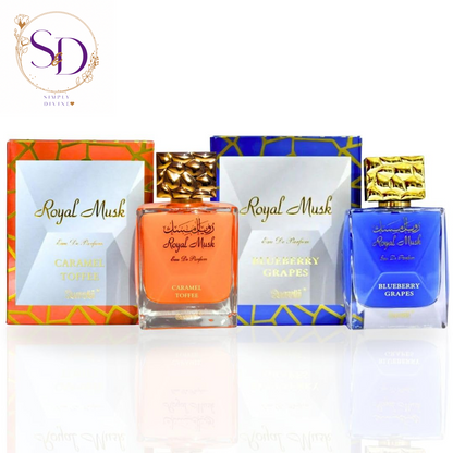 Surrati Royal Musk Collection - Set of 7 EDP Sprays 100ML (3.4 OZ) with Long-Lasting and Exquisite Fragrances