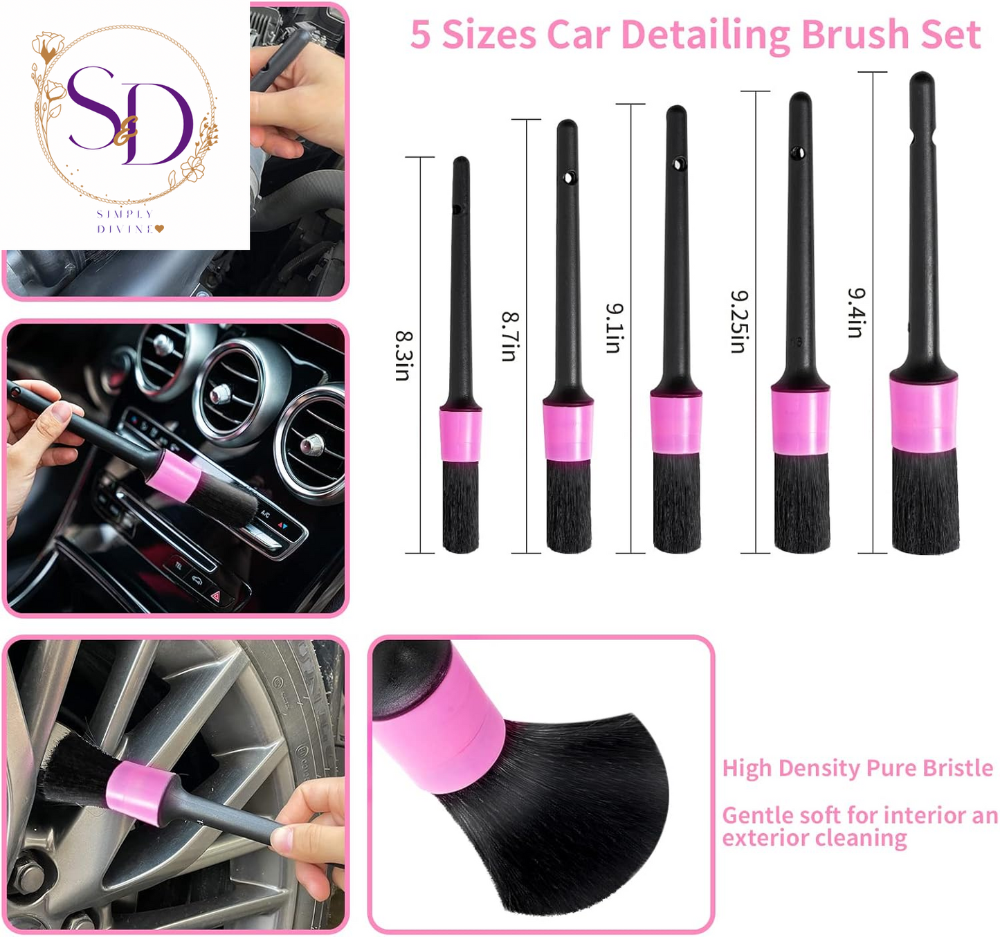 14PCS Car Cleaning Detailing Kit Interior Cleaner with High Power Car Vacuum and 56PCS Roadside Emergency Car Safety Kit